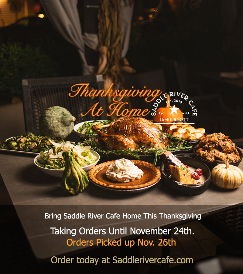 Thanksgiving at home menu 2025 Saddle river cafe New Jersey popup