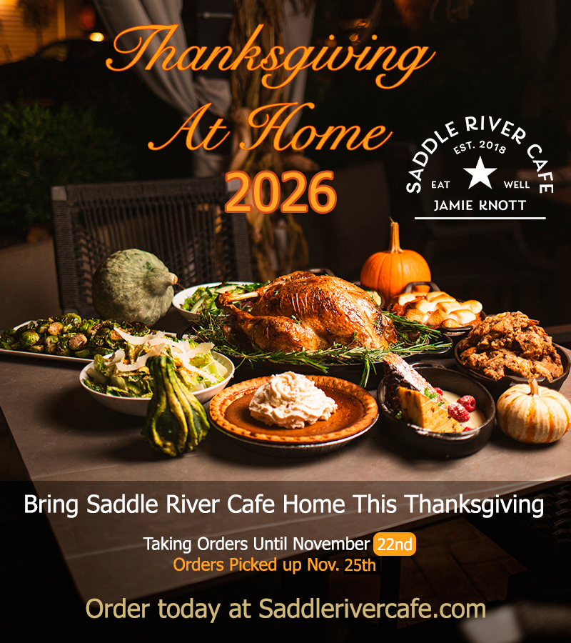 Thanksgiving at home at Saddle River Cafe NJ 2026 homepage